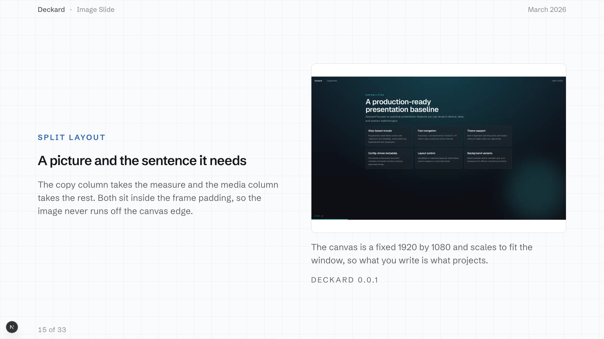 Image and explanation slide preview